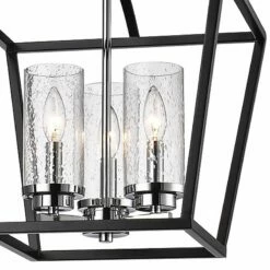 Golden Lighting Mercer 15" Wide Black 3-Light Pendant -Lighting Sales Shop mercer 15 inch wide black 3 light pendant 18h60views1