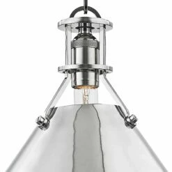 Metal No.2 9 1/2" Wide Polished Nickel Mini Pendant -Lighting Sales Shop metal no 2 9 and one half inch wide polished nickel mini pendant 65e57views1