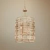 Metropolis 19" Wide Modern Gold Lattice-Cage Pendant Light -Lighting Sales Shop metropolis 19 inch wide modern gold lattice cage pendant light 13n00cropped