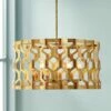Metropolitan Coronade 26" Wide 6-Light Gold Leaf Pendant Light -Lighting Sales Shop metropolitan coronade 26 inch wide 6 light gold leaf pendant light 63w36cropped