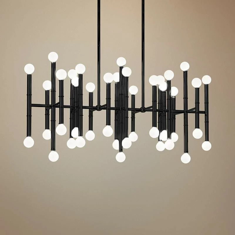 Jonathan Adler Meurice 38"W Patina Bronze Kitchen Island Light Chandelier 3 Jonathan Adler Meurice 38"W Patina Bronze Kitchen Island Light Chandelier