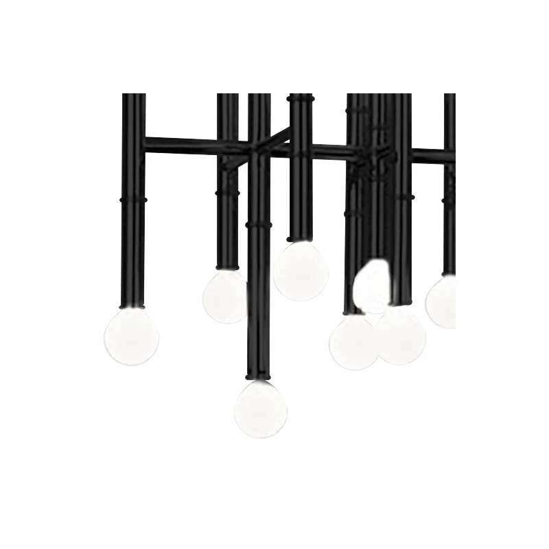 Jonathan Adler Meurice 38"W Patina Bronze Kitchen Island Light Chandelier 5 Jonathan Adler Meurice 38"W Patina Bronze Kitchen Island Light Chandelier - Image 3