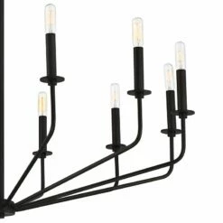 Milanese 37 1/2" Wide Black Candelabra 12-Light Chandelier -Lighting Sales Shop milanese 37 and one half inch wide black candelabra 12 light chandelier 96c29views1