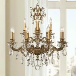 Milano 32 1/2" Wide Midnight Swarovski Crystal Chandelier