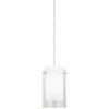 Mini Echo 4" Wide Satin Nickel LED Freejack Mini Pendant