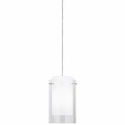 Mini Echo 4" Wide Satin Nickel LED Freejack Mini Pendant