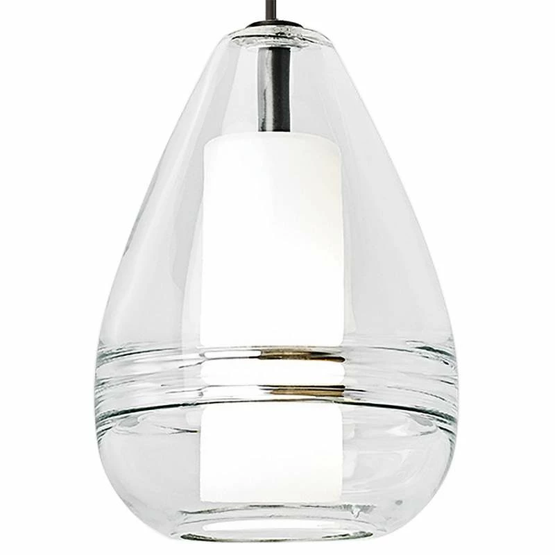 Mini Ella 5" Wide Clear Glass Freejack Mini Pendant Light 4 Mini Ella 5" Wide Clear Glass Freejack Mini Pendant Light - Image 2