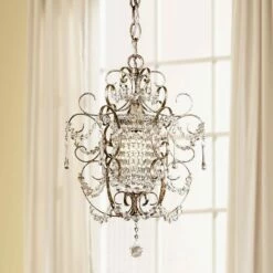 Minka Lavery French Silver 11" Wide Mini Chandelier