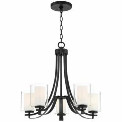 Minka Parsons Studio 25 1/2" Wide Sand Coal 5-Light Chandelier 6 Minka Parsons Studio 25 1/2" Wide Sand Coal 5-Light Chandelier -Lighting Sales Shop minka parsons studio 25 and one half inch wide sand coal 5 light chandelier 84g26