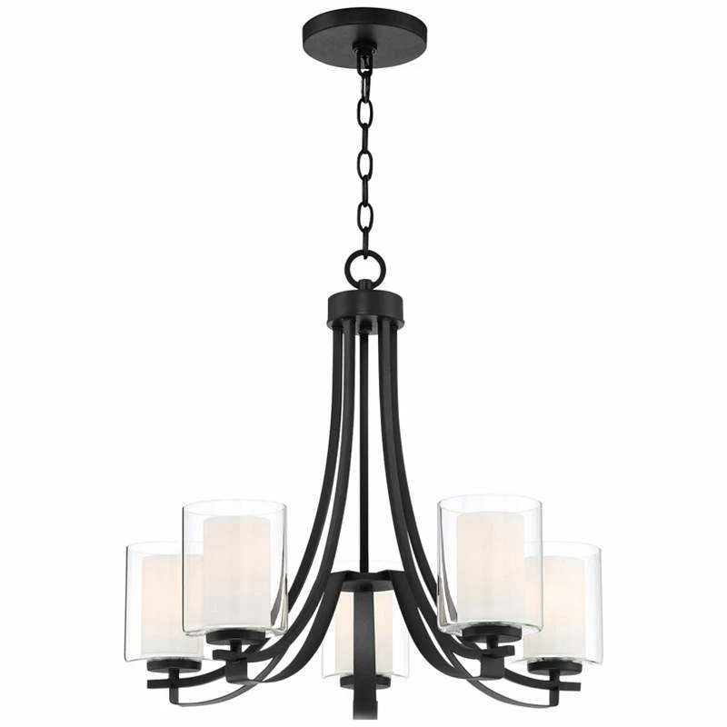 Minka Parsons Studio 25 1/2" Wide Sand Coal 5-Light Chandelier 4 Minka Parsons Studio 25 1/2" Wide Sand Coal 5-Light Chandelier - Image 2