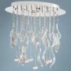 Mirabelle 45 1/4" Wide Clear Glass Pendant Light -Lighting Sales Shop mirabelle 45 and one quarter inch wide clear glass pendant light 6r890cropped