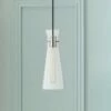 Mitzi Anya 5 1/2" Wide Polished Nickel Mini Pendant 1 Mitzi Anya 5 1/2" Wide Polished Nickel Mini Pendant -Lighting Sales Shop mitzi anya 5 and one half inch wide polished nickel mini pendant 45m05cropped