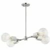 Mitzi Asime 24 1/2" Wide Polished Nickel 4-Globe Modern Pendant Light -Lighting Sales Shop mitzi asime 24 and one half inch wide polished nickel 4 globe modern pendant light 47e15