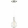 Mitzi Ava 5" Wide Polished Nickel Mini Pendant