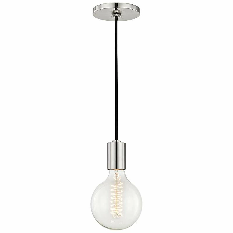 Mitzi Ava 5" Wide Polished Nickel Mini Pendant 3 Mitzi Ava 5" Wide Polished Nickel Mini Pendant
