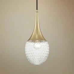 Mitzi Bella 6 3/4" Wide Aged Brass Mini Pendant