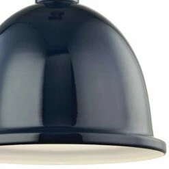 Mitzi Blair 16"W Polished Nickel Pendant Light W/ Navy Shade -Lighting Sales Shop mitzi blair 16 inchw polished nickel pendant light w navy shade 47g30views1