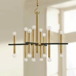 Mitzi Colette 28 3/4" Wide Aged Brass 16-Light Chandelier