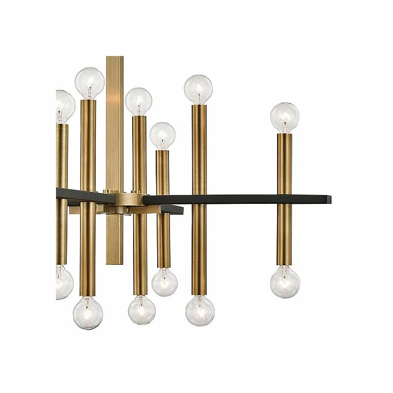 Mitzi Colette 28 3/4" Wide Aged Brass 16-Light Chandelier 5 Mitzi Colette 28 3/4" Wide Aged Brass 16-Light Chandelier - Image 3