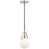 Mitzi Cora 5" Wide Polished Nickel Mini Pendant -Lighting Sales Shop mitzi cora 5 inch wide polished nickel mini pendant 45m51