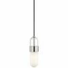 Mitzi Emilia 4 3/4" Wide Polished Nickel LED Mini Pendant 1 Mitzi Emilia 4 3/4" Wide Polished Nickel LED Mini Pendant -Lighting Sales Shop mitzi emilia 4 and three quarter inch wide polished nickel led mini pendant 45n19