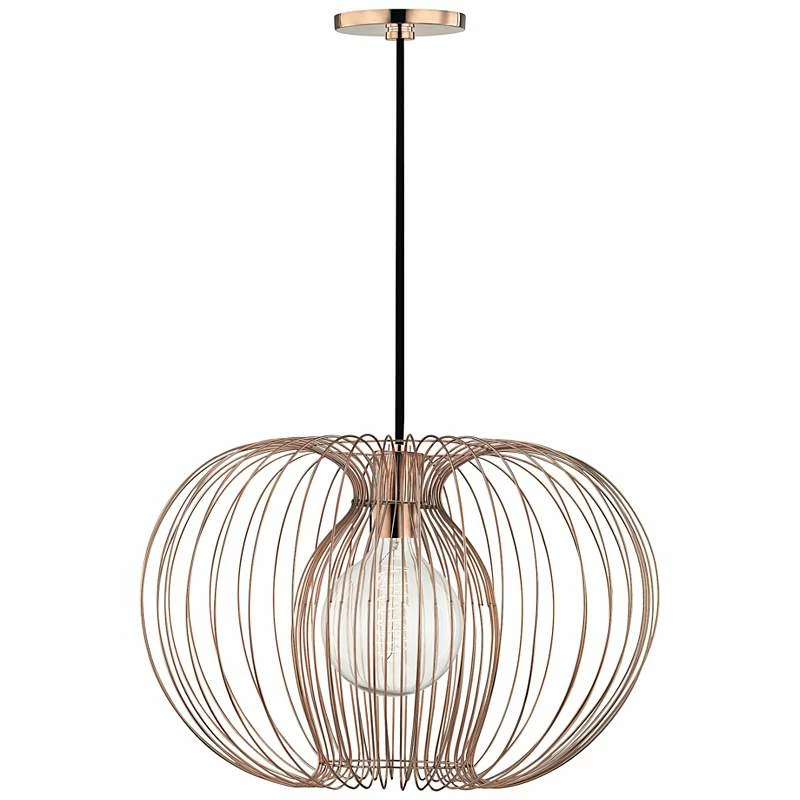Mitzi Jasmine 17" Wide Polished Copper Pendant Light 4 Mitzi Jasmine 17" Wide Polished Copper Pendant Light - Image 2