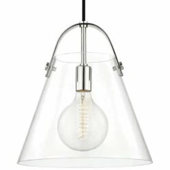 Mitzi Karin 12 3/4" Wide Polished Nickel Pendant Light -Lighting Sales Shop mitzi karin 12 and three quarter inch wide polished nickel pendant light 46t66views1