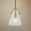 Mitzi Karin 8 3/4" Wide Aged Brass Mini Pendant