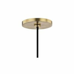 Mitzi Kiki 14" Wide Aged Brass And Cream Shade Modern Pendant Light -Lighting Sales Shop mitzi kiki 14 inch wide aged brass and cream shade modern pendant light 47j47views2