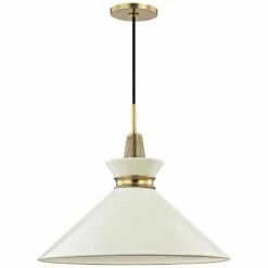 Mitzi Kiki 18" Wide Aged Brass Pendant Light W/ Cream Shade -Lighting Sales Shop mitzi kiki 18 inch wide aged brass pendant light w cream shade 47j40
