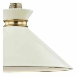 Mitzi Kiki 18" Wide Aged Brass Pendant Light W/ Cream Shade -Lighting Sales Shop mitzi kiki 18 inch wide aged brass pendant light w cream shade 47j40views1