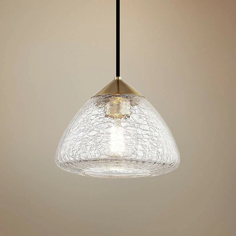 Mitzi Maya 9" Wide Aged Brass Mini Pendant 3 Mitzi Maya 9" Wide Aged Brass Mini Pendant