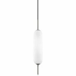 Mitzi Miley 4" Wide Polished Nickel LED Mini Pendant Light