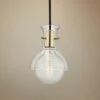 Mitzi Riley 6 1/4"W Aged Brass Mini Pendant W/ Clear Glass 1 Mitzi Riley 6 1/4"W Aged Brass Mini Pendant W/ Clear Glass -Lighting Sales Shop mitzi riley 6 and one quarter inchw aged brass mini pendant w clear glass 47c46cropped