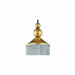Mitzi Scarlett 5" Wide Gold Leaf And Blue Mini Pendant -Lighting Sales Shop mitzi scarlett 5 inch wide gold leaf and blue mini pendant 69v68views1