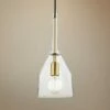 Mitzi Sloan 7" Wide Aged Brass Mini Pendant 2 Mitzi Sloan 7" Wide Aged Brass Mini Pendant -Lighting Sales Shop mitzi sloan 7 inch wide aged brass mini pendant 47g55cropped