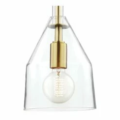 Mitzi Sloan 7" Wide Aged Brass Mini Pendant -Lighting Sales Shop mitzi sloan 7 inch wide aged brass mini pendant 47g55views1