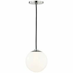 Mitzi Stella 7" Wide Polished Nickel Mini Pendant