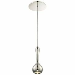 Modern Forms Acid 3 3/4"W Polished Nickel LED Mini Pendant