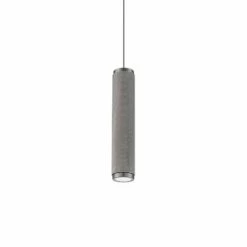 Modern Forms Burning Man 13.5" High Nickel Finish Modern Mini Pendant
