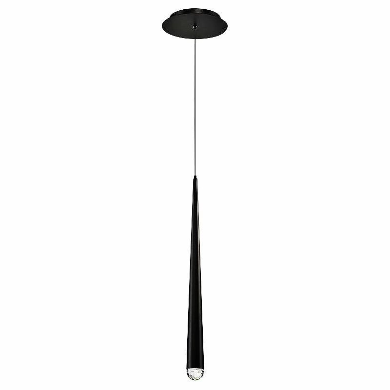 Modern Forms Cascade 19" High Matte Black LED Mini Pendant 4 Modern Forms Cascade 19" High Matte Black LED Mini Pendant - Image 2