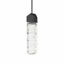 Modern Forms Juliet 3" Wide 1-Light Modern Pendant In Black