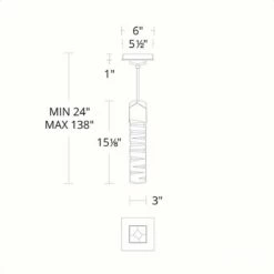 Modern Forms Juliet 3" Wide 1-Light Modern Pendant In Black 9 Modern Forms Juliet 3" Wide 1-Light Modern Pendant In Black -Lighting Sales Shop modern forms juliet 3 inch wide 1 light modern pendant in black 195n3views3