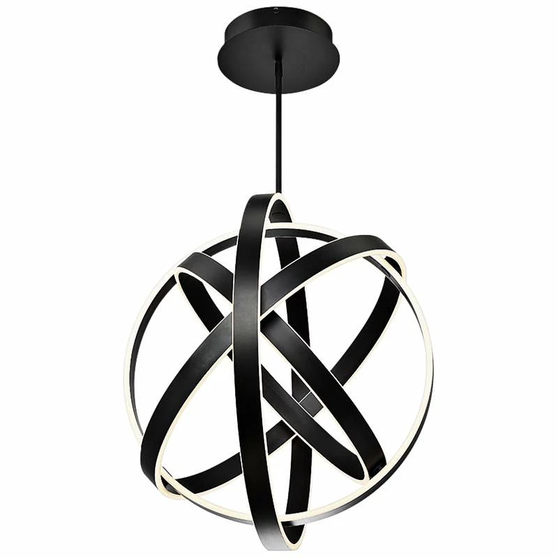 Modern Forms Kinetic 28" Wide Black 4-Light LED Pendant 4 Modern Forms Kinetic 28" Wide Black 4-Light LED Pendant - Image 2
