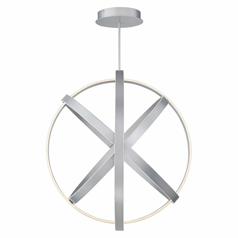 Modern Forms Kinetic 38" Wide Titanium Finish Modern LED Orb Pendant 5 Modern Forms Kinetic 38" Wide Titanium Finish Modern LED Orb Pendant - Image 3