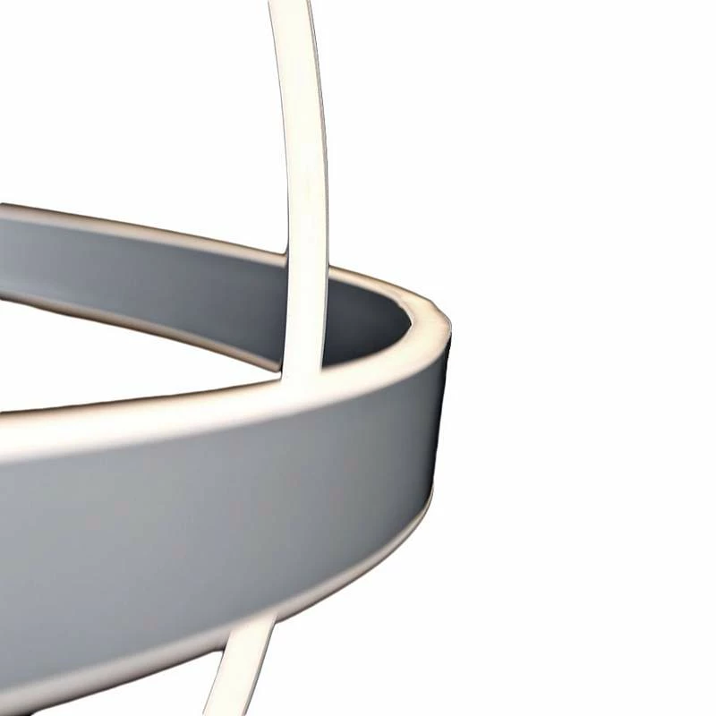 Modern Forms Kinetic 38" Wide Titanium Finish Modern LED Orb Pendant 7 Modern Forms Kinetic 38" Wide Titanium Finish Modern LED Orb Pendant - Image 5