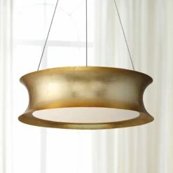 Modern Forms Tango 20" Wide Gold Leaf LED Pendant Light