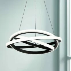 Modern Forms Veloce 26" Wide Black 3-Light LED Pendant