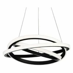 Modern Forms Veloce 26" Wide Black 3-Light LED Pendant -Lighting Sales Shop modern forms veloce 26 inch wide black 3 light led pendant 55p34views1