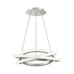 Modern Forms Veloce 26" Wide Titanium 3-Light LED Pendant